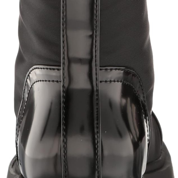 NINE WEST Women's Obri2 Black Patent Ankle Boot Size 11 - Picture 10 of 11